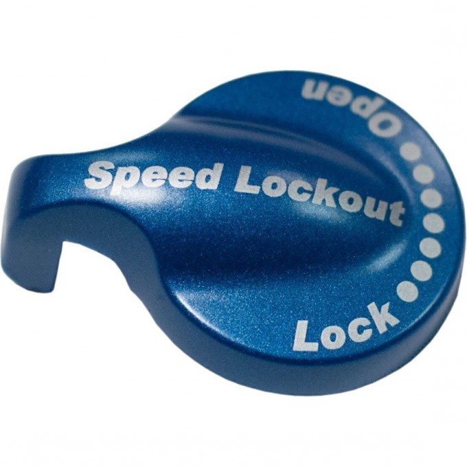 Ручка выключатея амортизации вилки SUNTOUR SF-XCM HLO на "ногу", синяя 3362