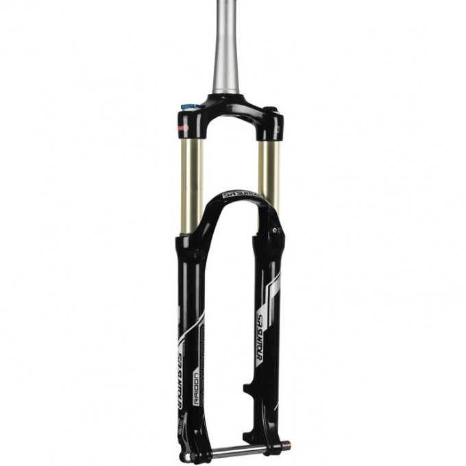 Вилка SUNTOUR SF14-RAIDON-XC- RL-R 27,5", черная, ход 120мм 1755